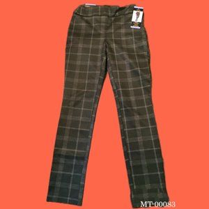 Dalia Women’s Pull on Ponte Pant (Checkered Black) 4